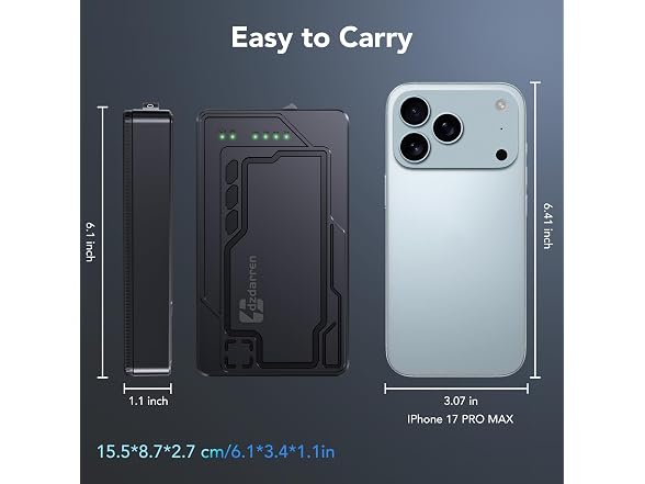 Dzdarren 12V Rechargeable Battery Pack 1000mAh