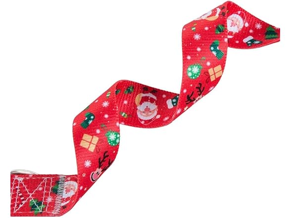 HQYDDMI Christmas Dog Collar with Santa Print