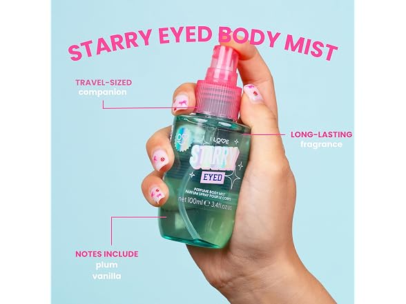 I LOVE Cosmetics In The Bag Body Sprays for Women