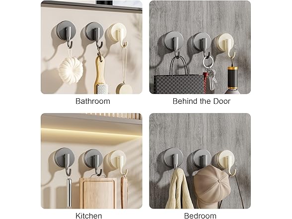 Funnacle Suction Hooks for Shower Towel