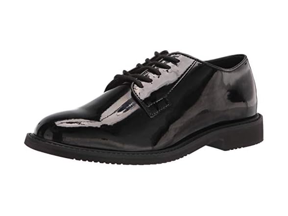 Bates mens Sentry High Gloss Leather Oxford,Black,7 M US