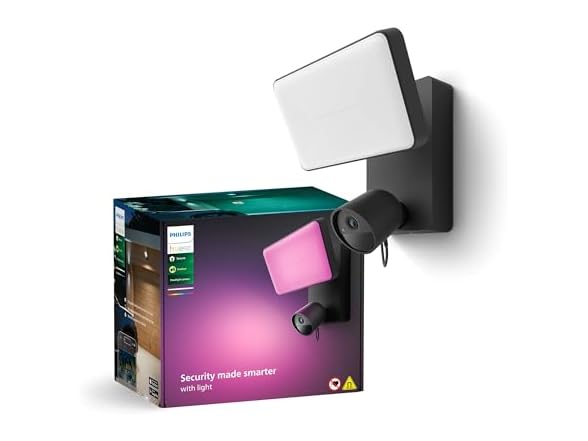 Philips Hue 583146 Secure Floodlight with Camera