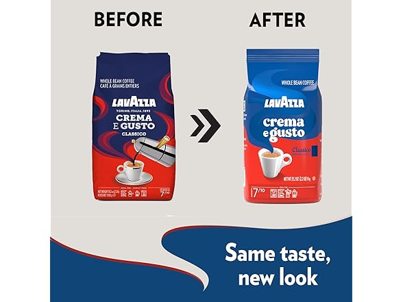 Lavazza Crema e Gusto Whole Bean Coffee