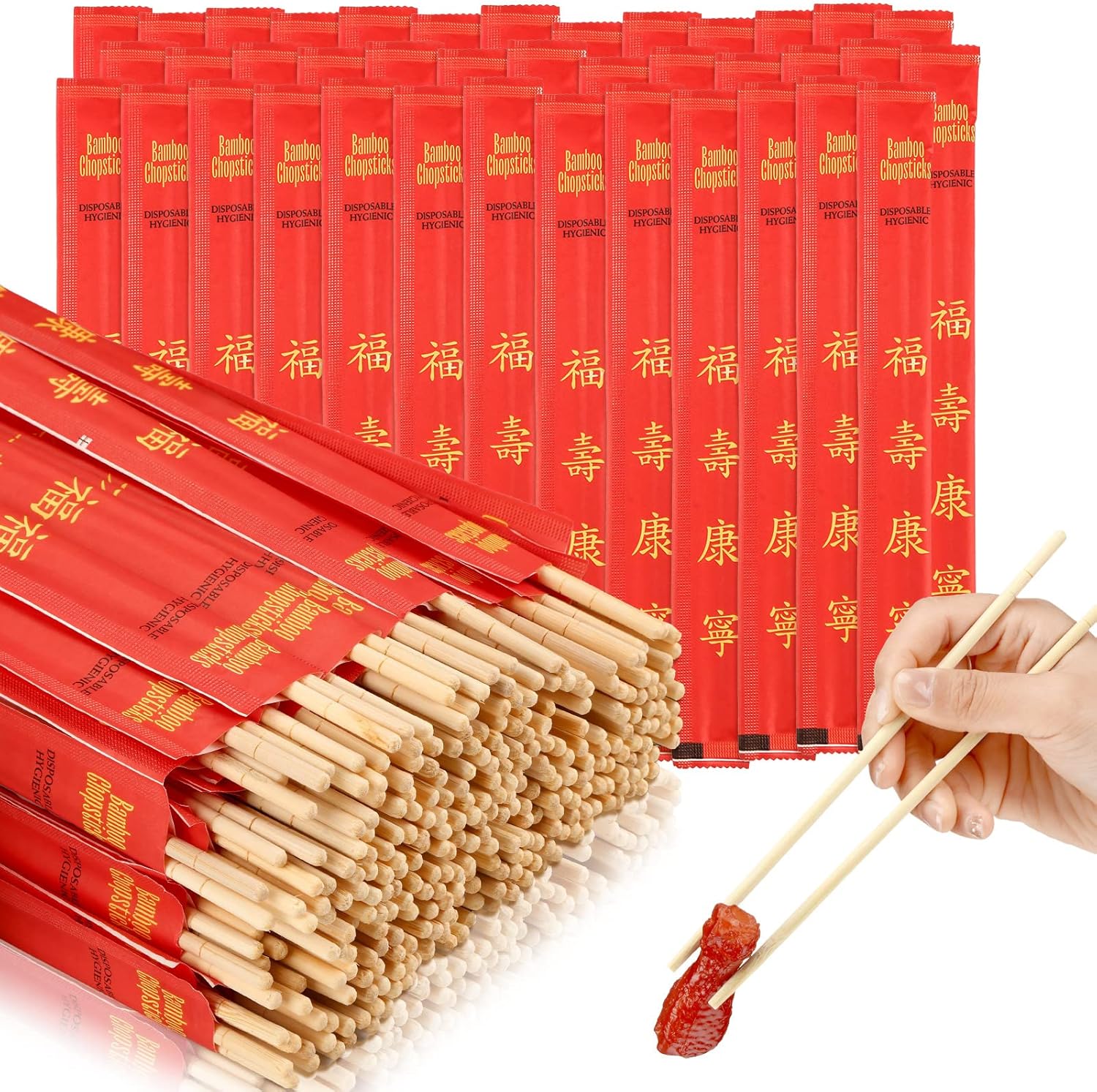1000 Pairs Bamboo Chopsticks - Gallery 4