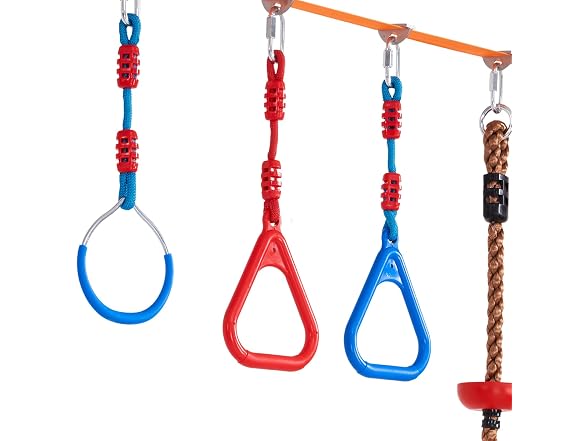 Ninja Warrior Obstacle Course for Kids, 2 x 60ft