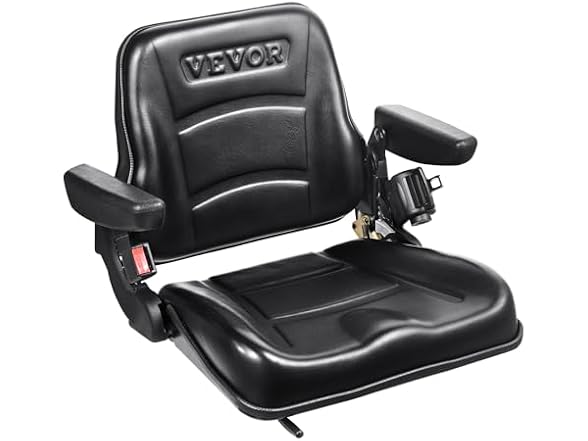 Fold Down Tractor Seat with Adjustable