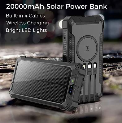Solar Power Bank ZL808 20,000mAh - Gallery 13