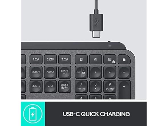 Logitech USB-C MX Keys Wireless Keyboard