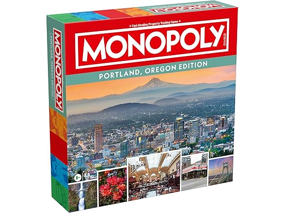 Monopoly Board Game – Portland, OR Edition