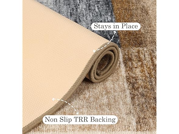 Superior 9'x12' Lockwood Rustic Non-Slip Indoor Area Rug
