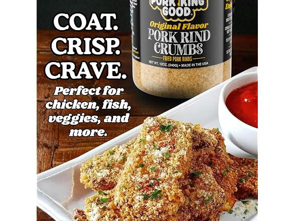 Pork King Good Low Carb Keto Diet Pork Rind Breadcrumbs!