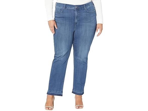 Nydj (14) High Straight Released Hem Rendezvous