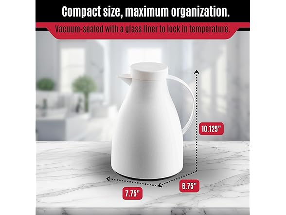 TableCraft 50oz (1.5L) Plastic Coffee Carafe