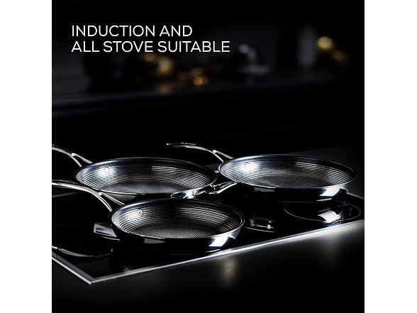 Circulon Clad Stainless Steel Frying Pan Skillet  12.5 Inch 