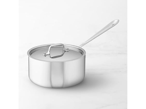 $64.99, Was $200, 67% Off! All-Clad Stainless Sauce Pan - 3 qt dealfomo