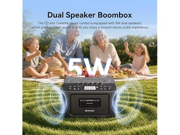 Retekess TR642 Boombox CD/Cassette