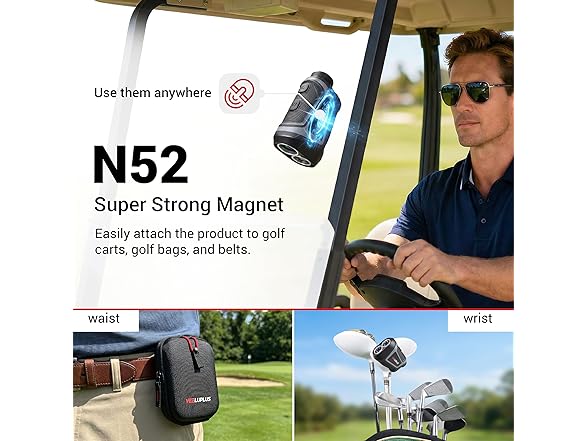 White/Black 660 Yards Golf Range Finder