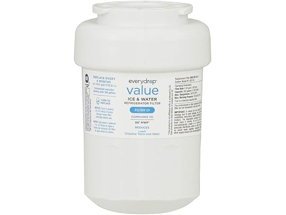 Whirlpool EVFILTERG1 2pk everydrop Value GE MWF Filter
