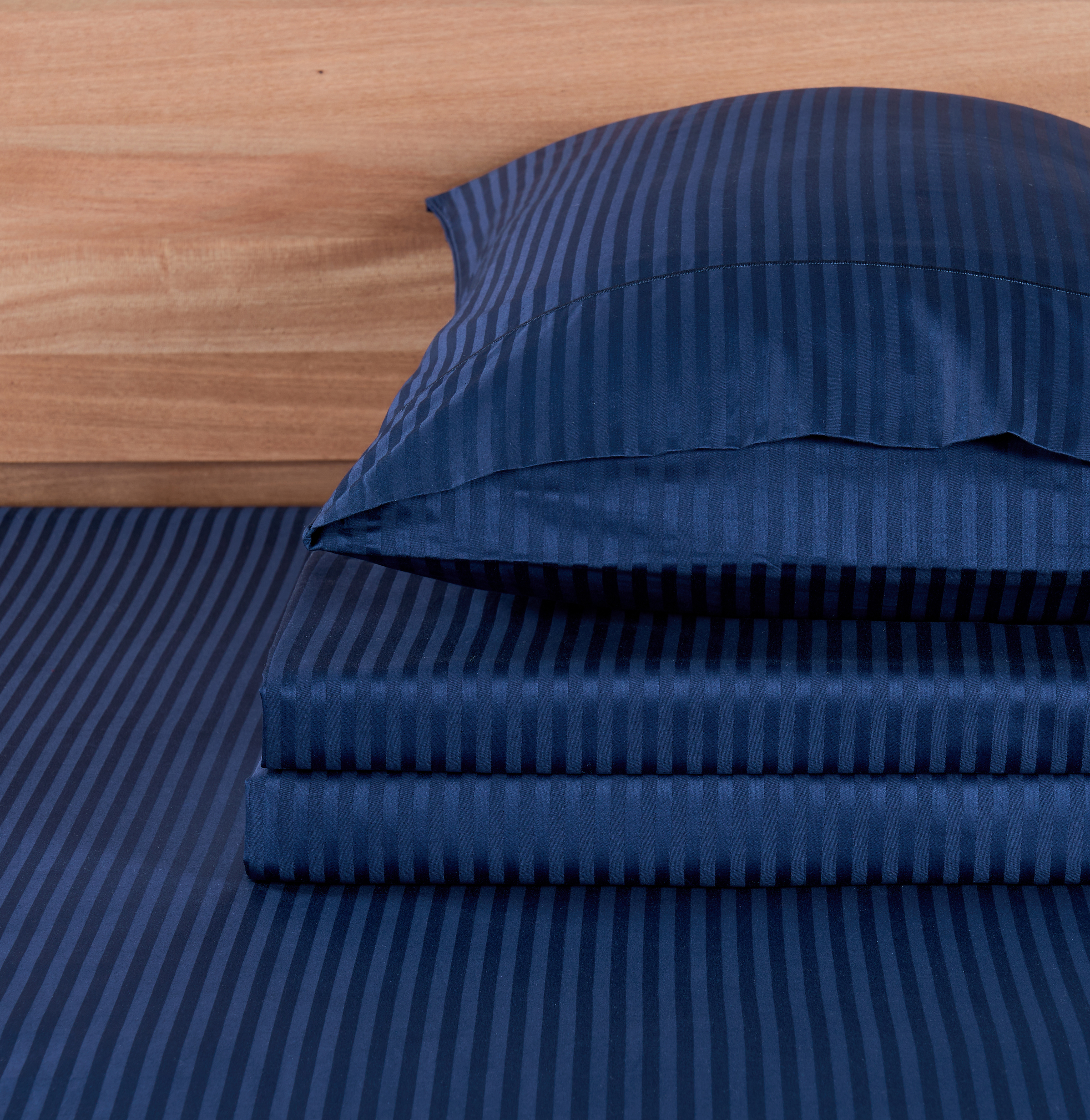 500TC Cotton Damask Stripe 4PC Sheet Set - Gallery 16