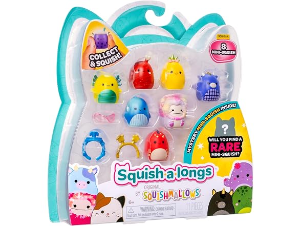 Squish-a-longs Mini-Squish 8-Pack (Wave 5, Style 3)