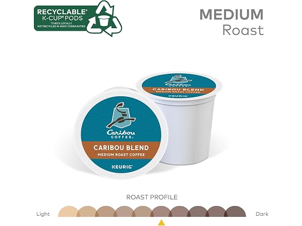 32ct Caribou Coffee Caribou Blend, Keurig Single