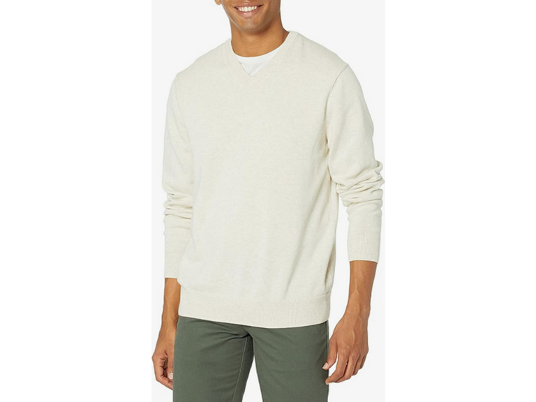 Amazon Essentials Men's V-Neck Pullover Sweater