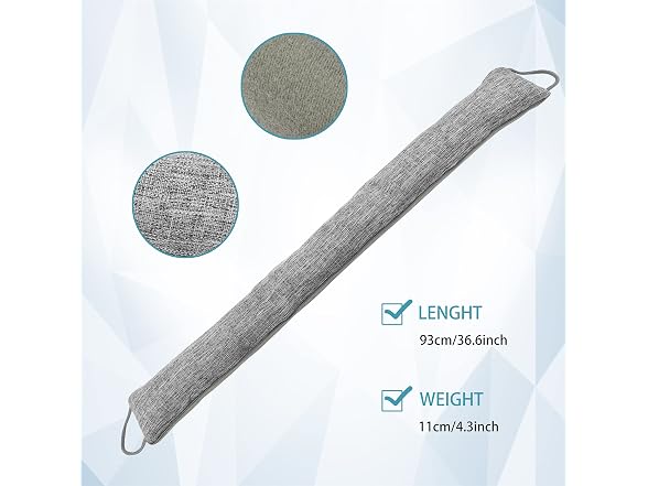 36? Weighted Door Draft Stopper, Heavy Duty