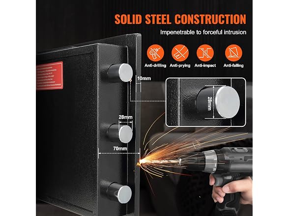 2.5 Cub Depository Safe, Deposit Safe with Drop
