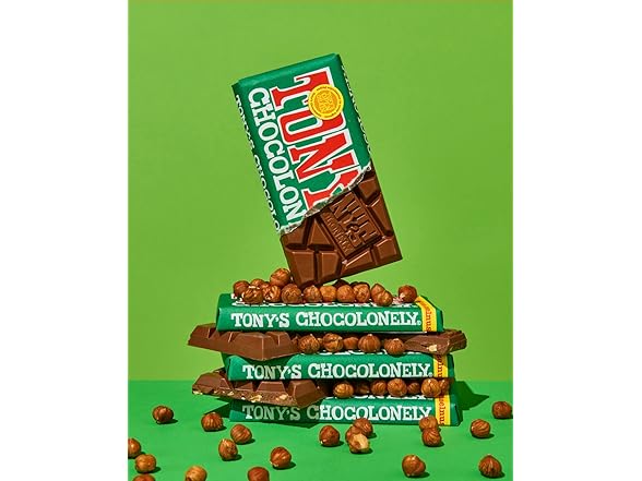 Tonys Chocolonely Milk Choc Hazelnut 4pk