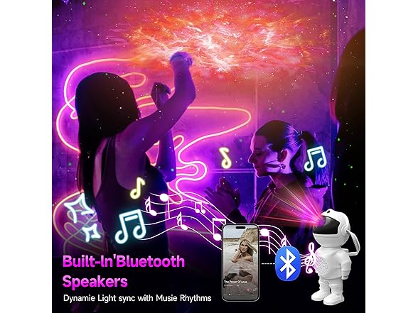 BOJUK Astronaut Galaxy Projector