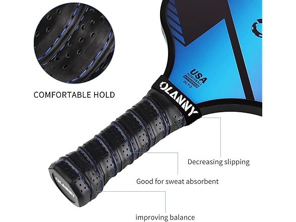(4 Pack) OLANNY Graphite Pickleball Paddles Set