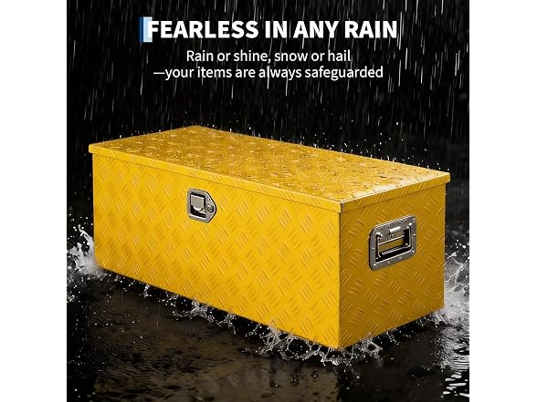 Aluminum Truck Bed Tool Box 30''