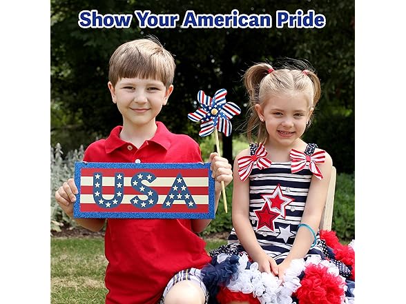 IiILittle 12 Pack Patriotic Pinwheels