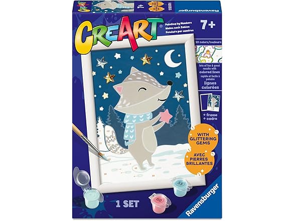 Ravensburger CreArt Cute Badger Paint by Numbers