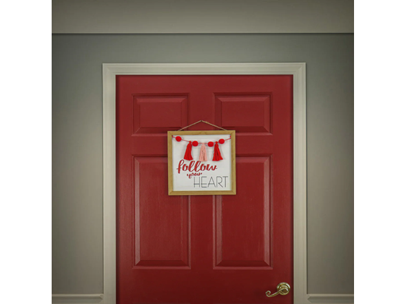 Valentine's Follow Your Heart Decoration