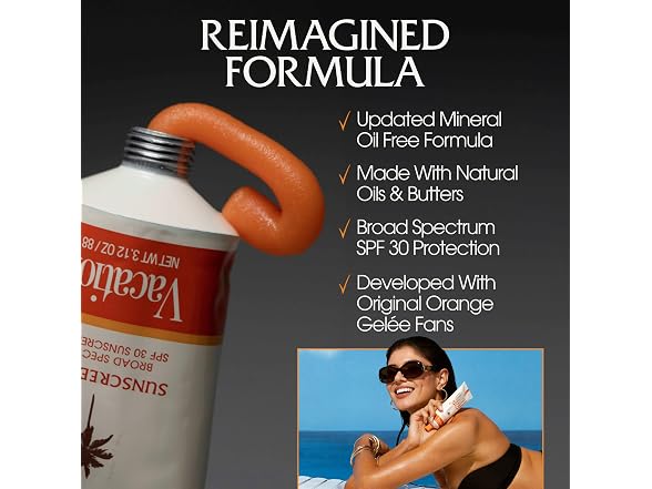 Vacation Orange Gelee SPF 30 Gel and Tube Key