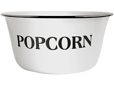 $19.99, Was $59.99, 66% Off! Clavoris Large Enamel Popcorn Bowl – 3.7- Quart dealfomo