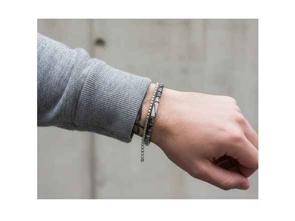 Mens Hematite Bead Bracelet