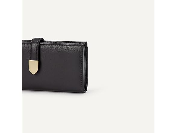 AE Womens Leather Clutch Wallet