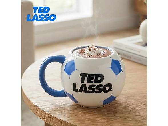 Ted Lasso Believe Soccer Ball, 3D Sculpted Mug, 20oz