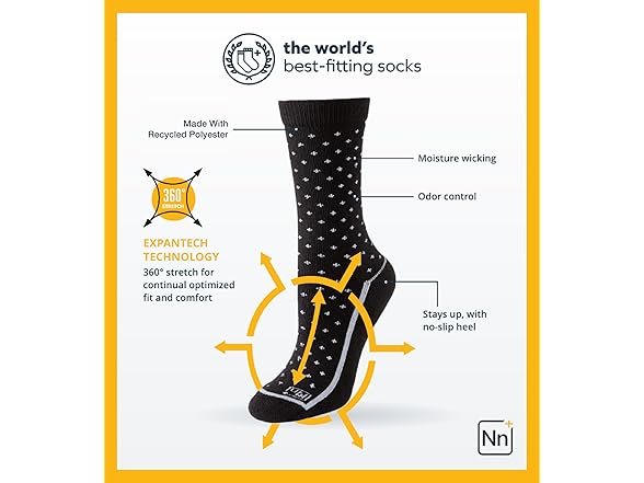 No Nonsense Women's White Crew Socks 6pk (4-10)