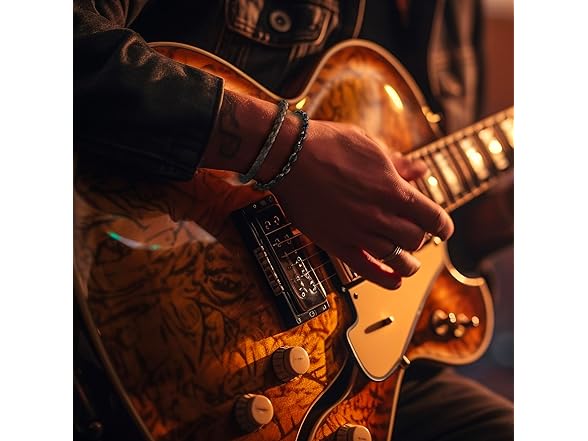 NVR Braided Leather Bracelet for Men