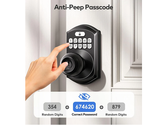 Kaadas KS03 Knob Lock with Keypad and Key