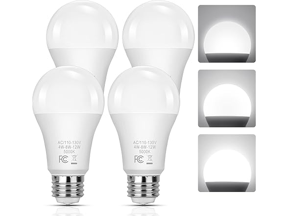 Yochoice 4-Pack LED Light Bulbs