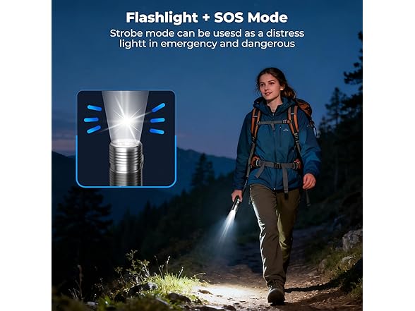 AsFrost Flashlight Camping Light