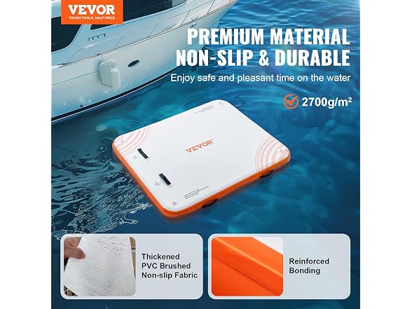 VEVOR Inflatable Floating Dock
