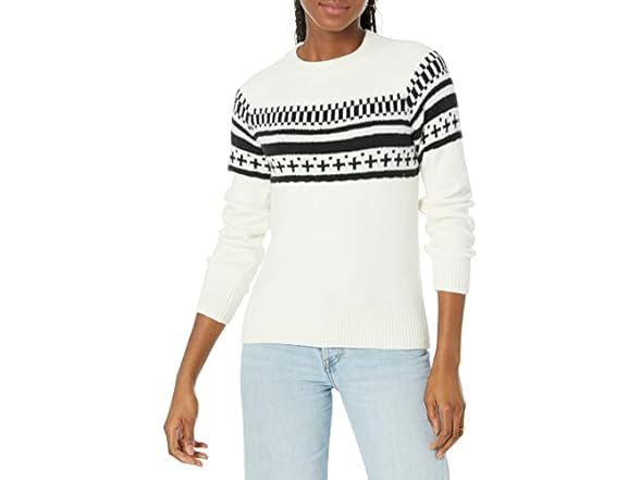 Black White Simplified Fairisle