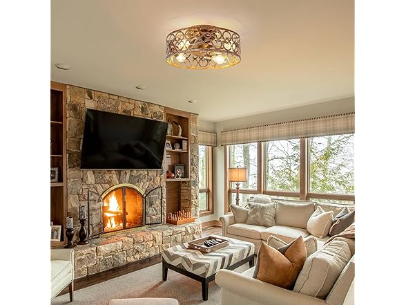 Parrot Uncle BBF3008 Small Farmhouse Low Profile Ceiling