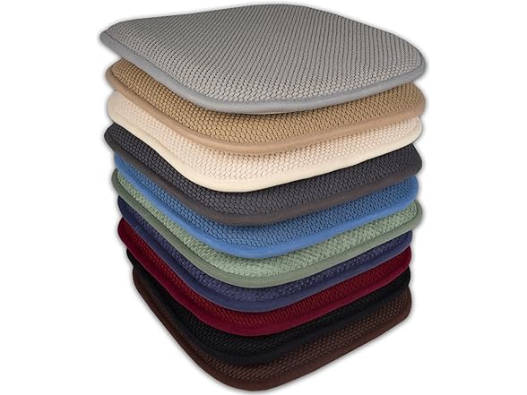 2 Pack Memory Foam Honeycomb Seat Pad