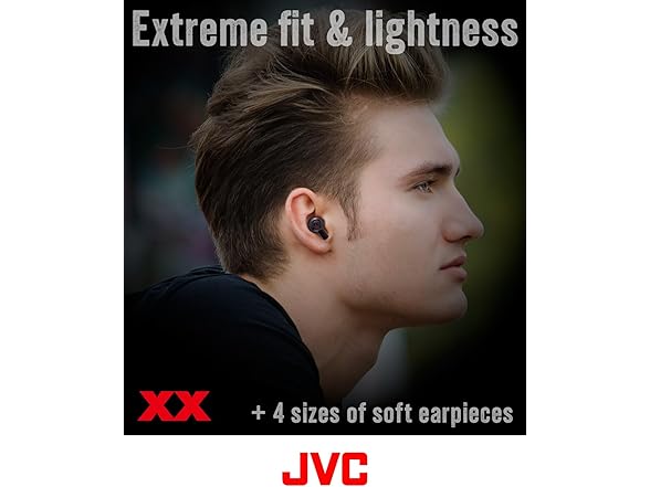 JVC XX True Wireless IPX55 Earbuds